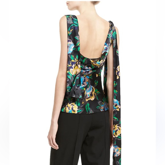 Diane Von Furstenberg Tops - Diane Von Furstenberg Silk Knot Tank Size p